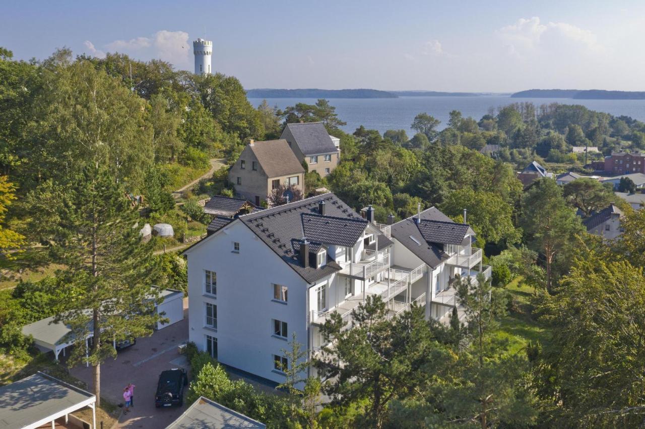 Ferienresidenz Zwei Bodden FeWo Dorothea 1 3 Meerblick, Balkon Lietzow Exterior foto